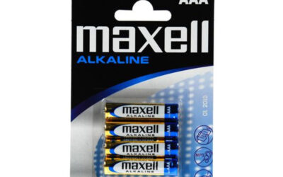 Maxell LR03 Alkaline Μπαταρίες τύπου AAA 4 τμχ